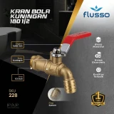Flusso Kran Bola Kuningan 180 3/4