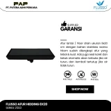 Flusso Afur Hidding 8*20 Stainless Black