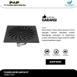 Flusso Afur 6-2 Fan Stainless Black 2,5mm