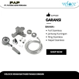 Veloce Kran Bathtub 1096 Stainless + Shower