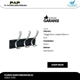 Flusso Fls Gantungan Baju 2 Hook