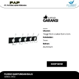 Flusso Fls Gantungan Baju Double Panjang