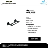 Flusso Fls Gantungan Handuk 2 Susun