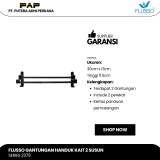 Flusso Fls Gantungan Handuk Kait 2 Susun