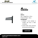 Flusso Fls Gantungan Handuk Lipat