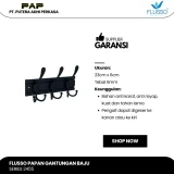 Flusso Fls Papan Gantungan Baju