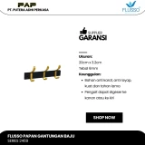 Flusso Fls Papan Gantungan Baju Small