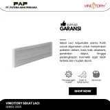 Vincitory Sekat Laci Adjustable Putih