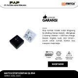 Match Stop Kontak Lubang-USB QL 864