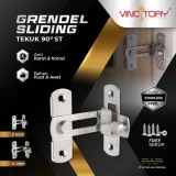 Vincitory Grendel Sliding Tekuk 90°