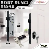 Vincitory Body Kunci Pintu 386 3BRASS KOMP