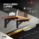 Vincitory Siku Rak Lipat Black