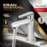 Veloce Kran ZE3 KWT-T Brass