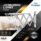Flusso Jemuran Lipat Stainless 2803 3BR