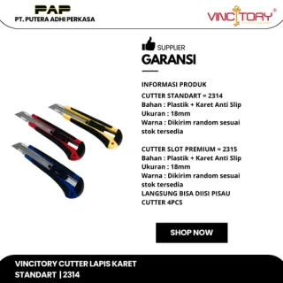 Vincitory Cutter Lapis Karet