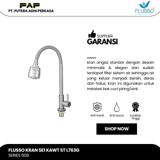 Flusso Kran Angsa Wastafel & Bak Cuci Piring