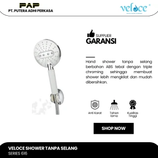 Veloce Shower Tanpa Selang