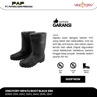 Vincitory Sepatu Boot 666