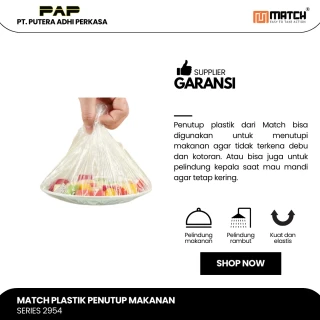 Match Plastik Penutup Makanan Karet