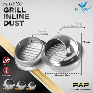 Flusso Grill Inline Dust Booster Fan