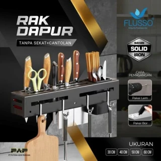Flusso Fls Rak Dapur Tanpa Sekat + Cantolan TBL