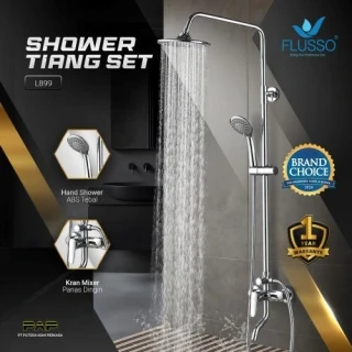 Flusso Shower Tiang Set