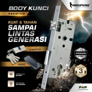 Prospero Body Kunci Pintu 425 4Brass Komp