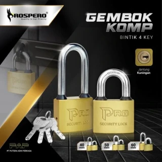 Prospero Gembok Pro Komp Bintik 4Key