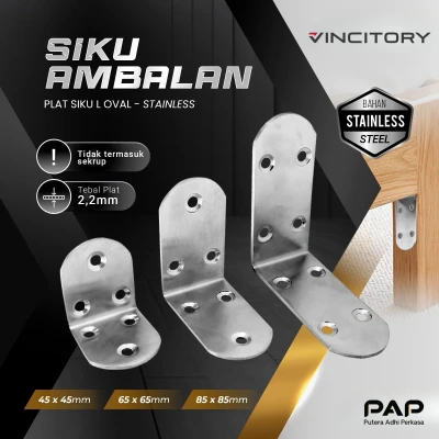 Vincitory Siku Ambalan Plat Stainless