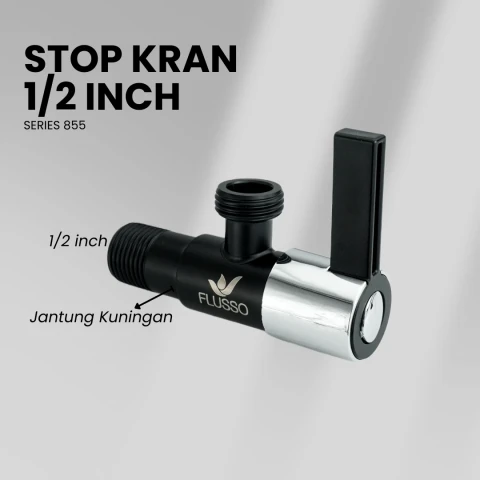 Flusso Kran PE4 SK ZC BLACK