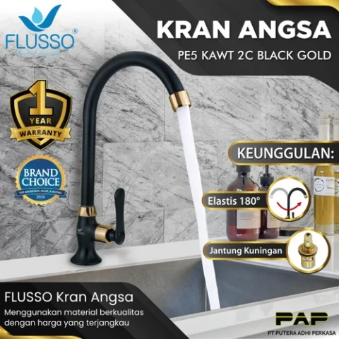 Flusso Kran PE5 KAWT ZC BLACK GOLD