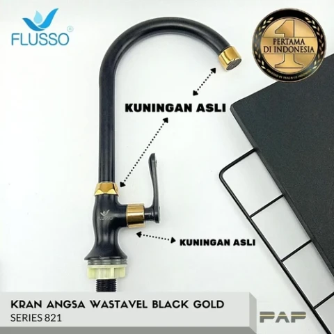 Flusso Kran PE5 KAWT ZC BLACK GOLD