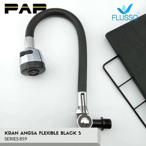 Flusso Kran PE4 KA FLEX S ZC BLACK
