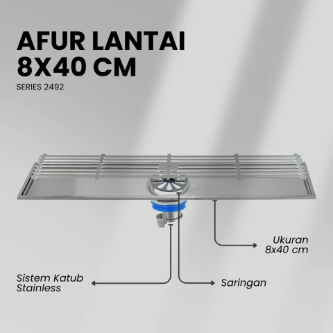 Flusso Afur 8*40 Stainless SS
