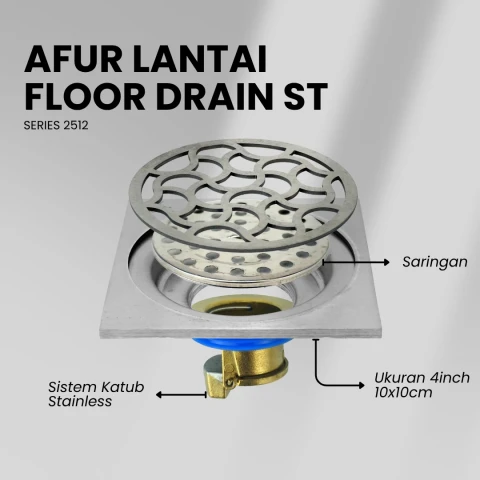 Flusso Afur 905 Flower Stainless SS 2,5mm
