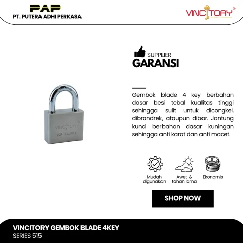 Vincitory Gembok Blade