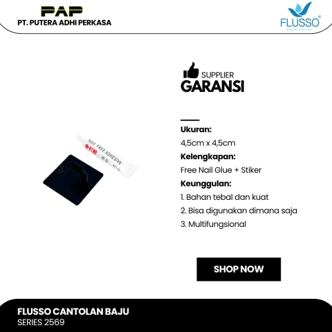Flusso FLS Cantolan Baju Kotak Besar Single