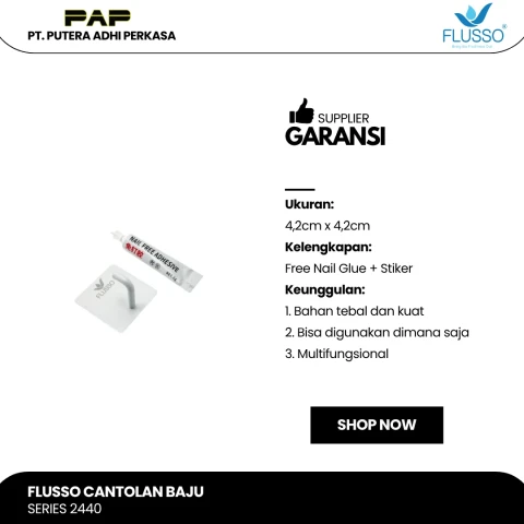 Flusso FLS Cantolan Baju Kotak Centre Single