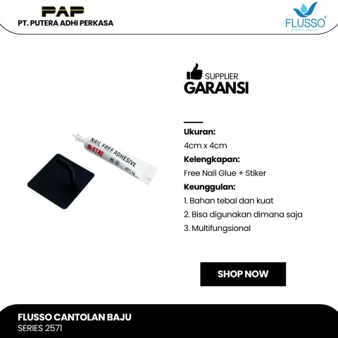 Flusso FLS Cantolan Baju Kotak Kecil Single