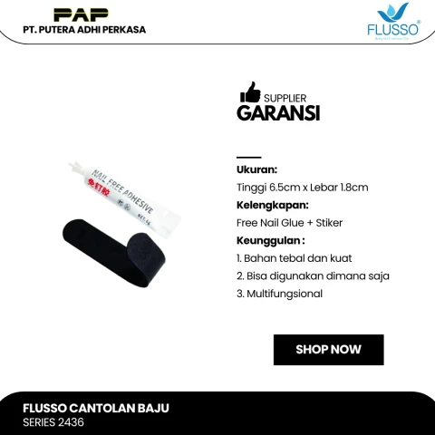 Flusso FLS Cantolan Baju Panjang Single Perekat