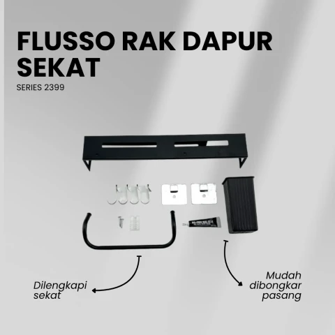 Flusso Fls Rak Dapur Sekat + Cantolan