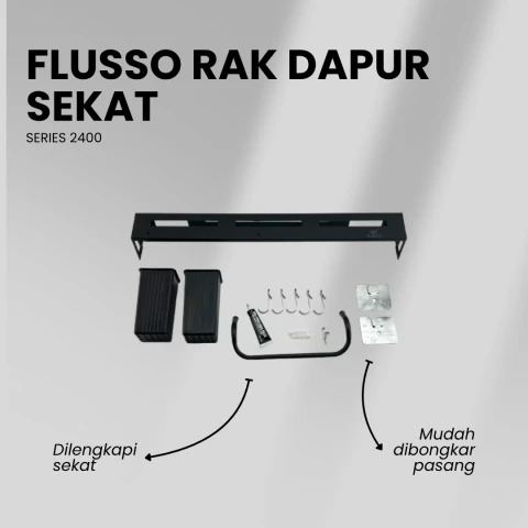 Flusso Fls Rak Dapur Sekat + Cantolan