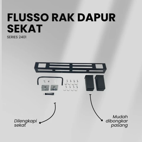 Flusso Fls Rak Dapur Sekat + Cantolan
