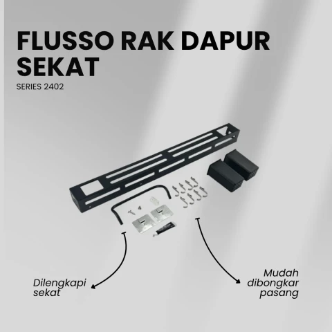 Flusso Fls Rak Dapur Sekat + Cantolan