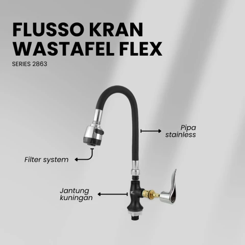 Flusso Kran PE8 KAWT FLEX BC/SN