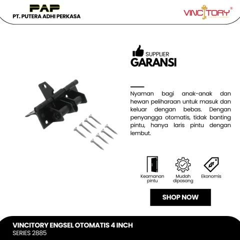 Vincitory Engsel Otomatis 4 Inch