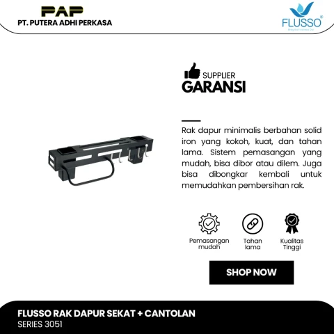 Flusso Fls Rak Dapur Sekat + Cantolan TBL