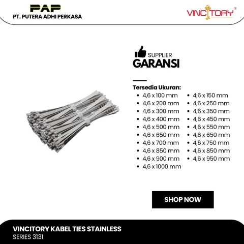 Vincitory Kabel Ties Stainless
