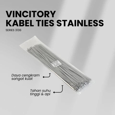Vincitory Kabel Ties Stainless
