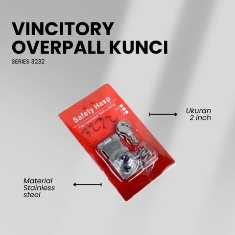 Vincitory Overpall Kunci Safety Hasp